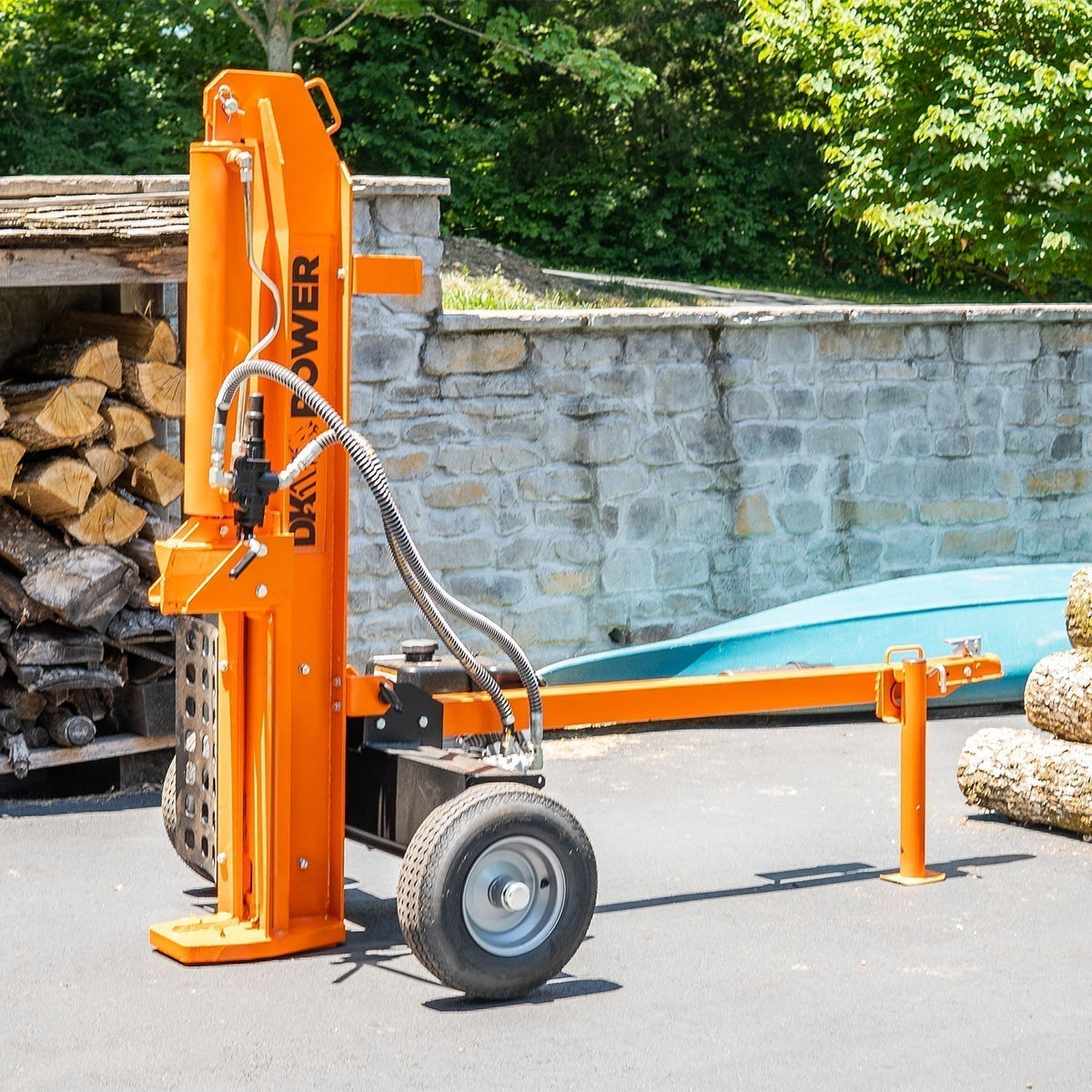 Detail K2 32 Ton Horizontal/Vertical Hydraulic Gas Log Splitter-OPS232