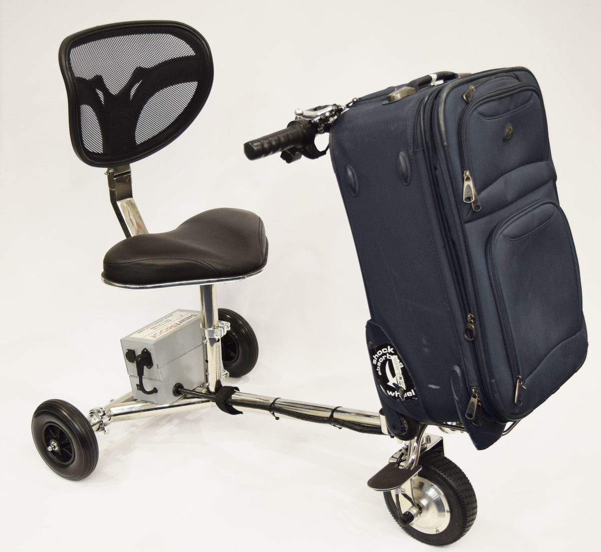 SmartScoot Lightweight Three Wheel Folding Mobility Scooter