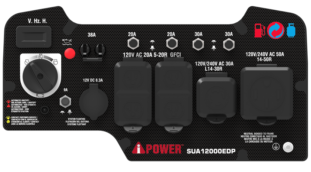 SUA12000EDP Dual Fuel Generator