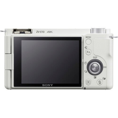 ZV-E10 Mirrorless Camera Body White (ILCZV-E10)