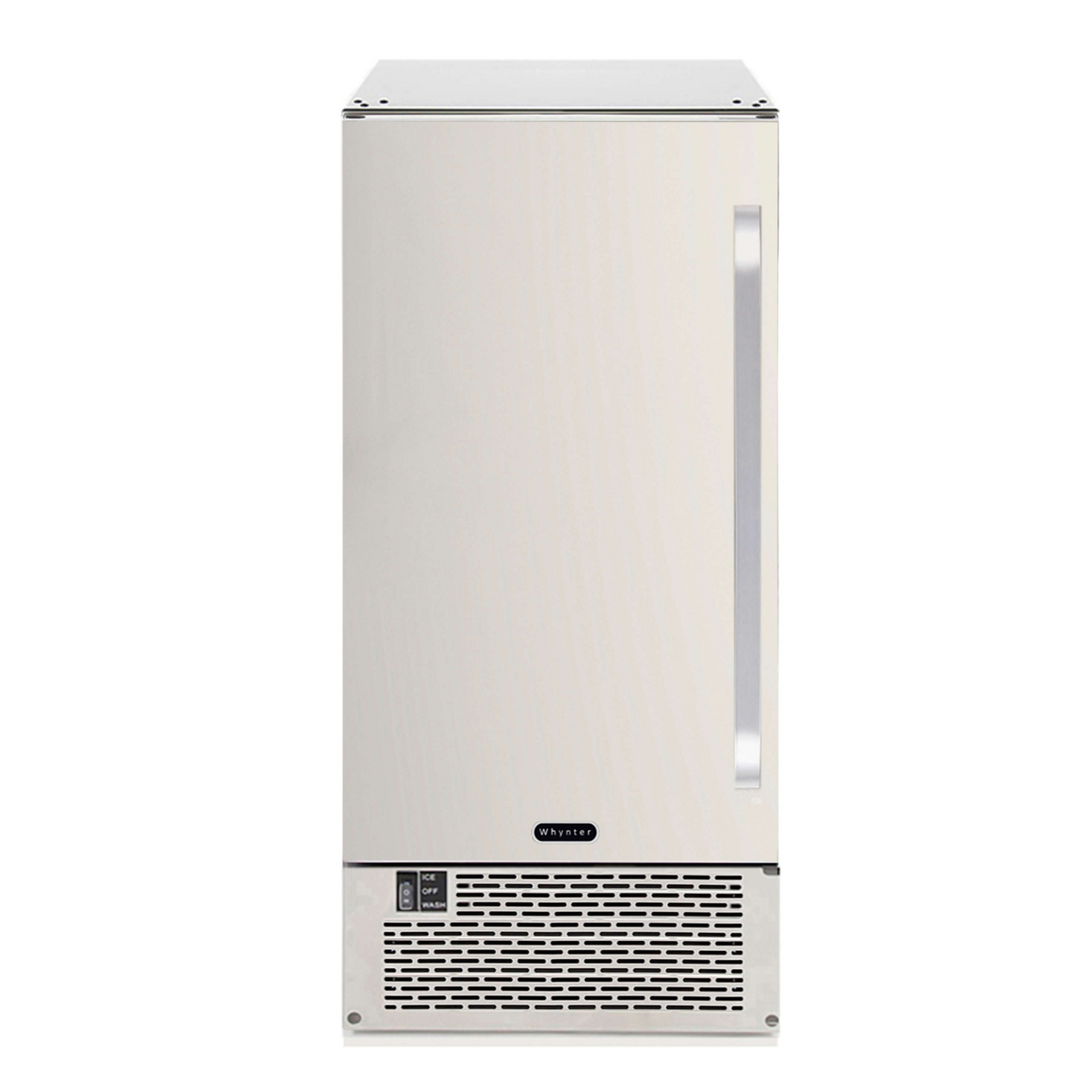 Whynter UIM 502SS 15in Built In Ice Maker 80lb Capacity Clear Ice Cube with NSF Inline Water Filter