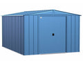 Arrow 10×14 Classic Steel Storage Shed Kit – Blue Gray
