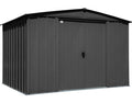 Arrow 10×8 Classic Steel Storage Shed Kit – Charcoal