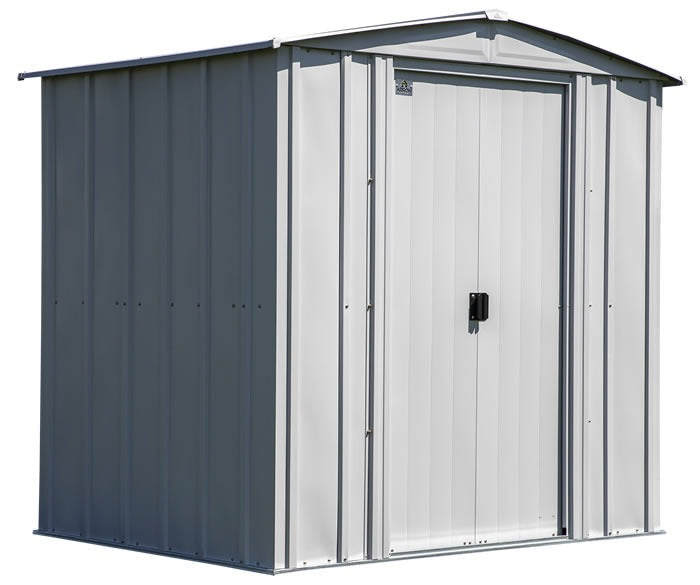 Arrow 6×5 Classic Steel Shed Kit – Flute Gray