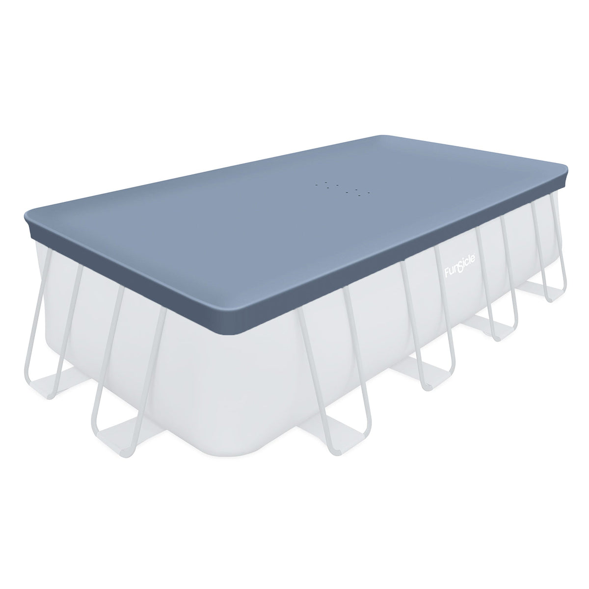 Funsicle 18' x 9' x 52" Oasis Rectangular Swimming Pool Set with 18' Cover