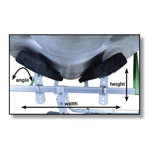 Malone EcoLight Single Kayak Trailer Package (1 Set Bunks)