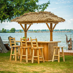 Dundalk Canadian Timber Tropical Paradise Tiki Bar CT4896