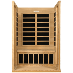 Dynamic Sauna Versailles 2-person Low EMF (Under 8MG) FAR Infrared Sauna (Canadian Hemlock)
