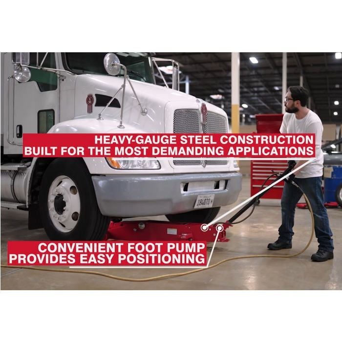 AFF 10-Ton Long Chassis Air Assist Service Jack