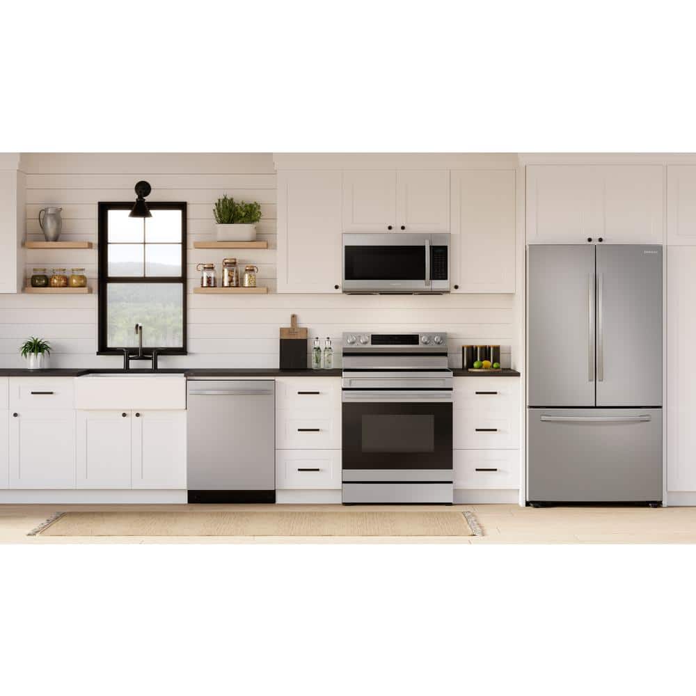 Samsung 24 in. Top Control Tall Tub Dishwasher in Stainless Steel with Stainless Steel Interior Door, 55 dBA