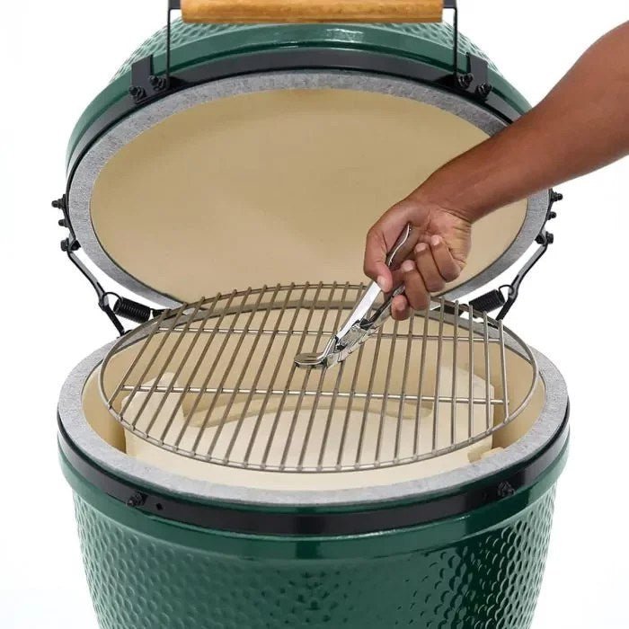 Large Big Green Egg with Rolling Nest & Composite Egg Mates Package