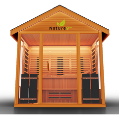 Medical Breakthrough 6 Person Nature 9™ Plus Outdoor Sauna
