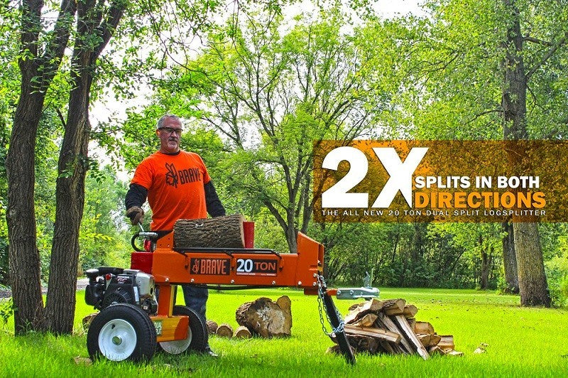 20 Ton Brave Two Way Log Splitter (PCLS2013GC)