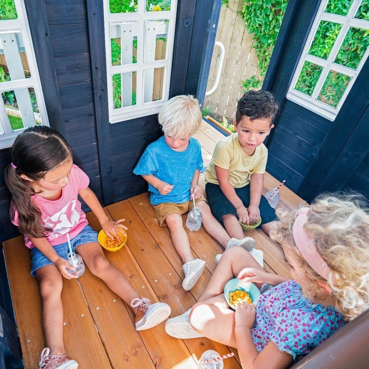 Backyard Discovery Skyfort III Cedar Swing Set w/ Tube Slide – DIY