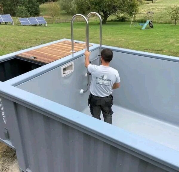 40ft Swimming Pool container