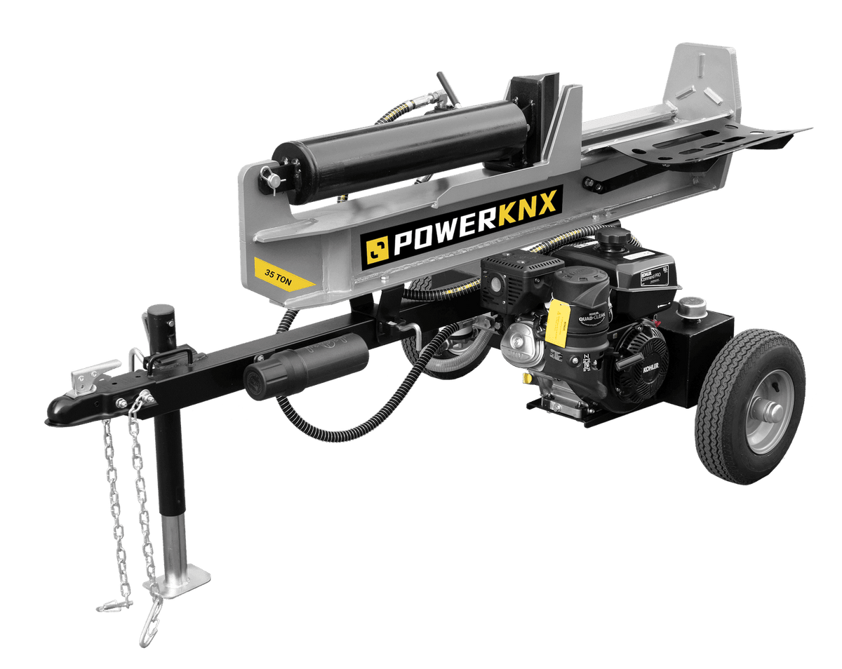 POWERKNX 35-Ton Vertical/Horizontal Gas Log Splitter (31-405)