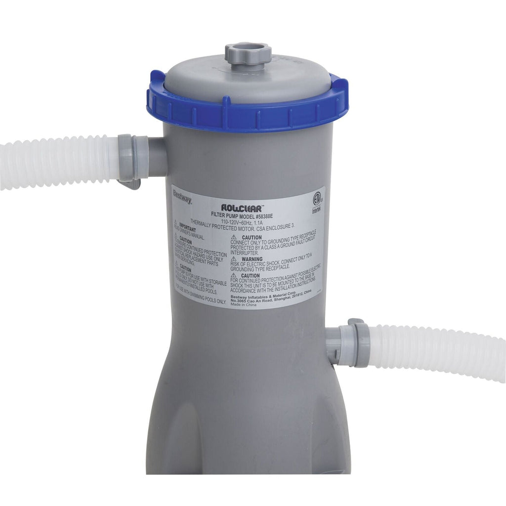Bestway 15ft x 48in Steel Pro Frame Above Ground Pool w/Cartridge Filter Pump