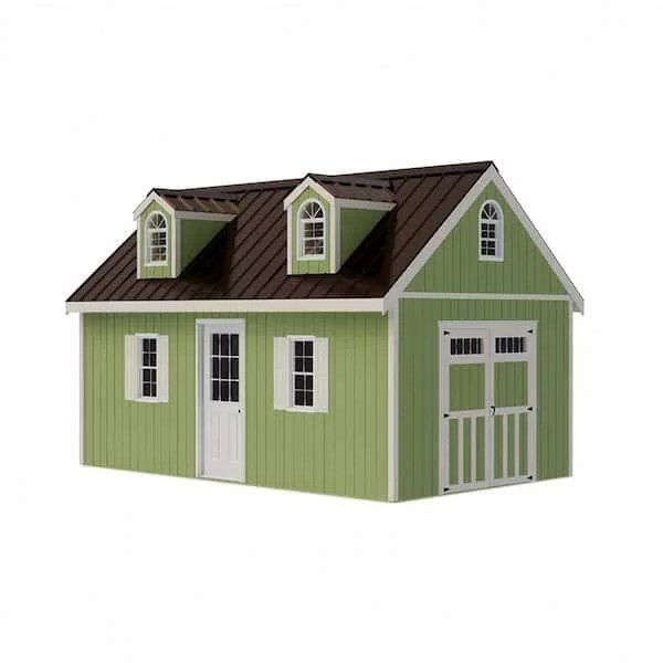 Best barns Hampton 12×24 Wood Storage Shed Kit Installation Included