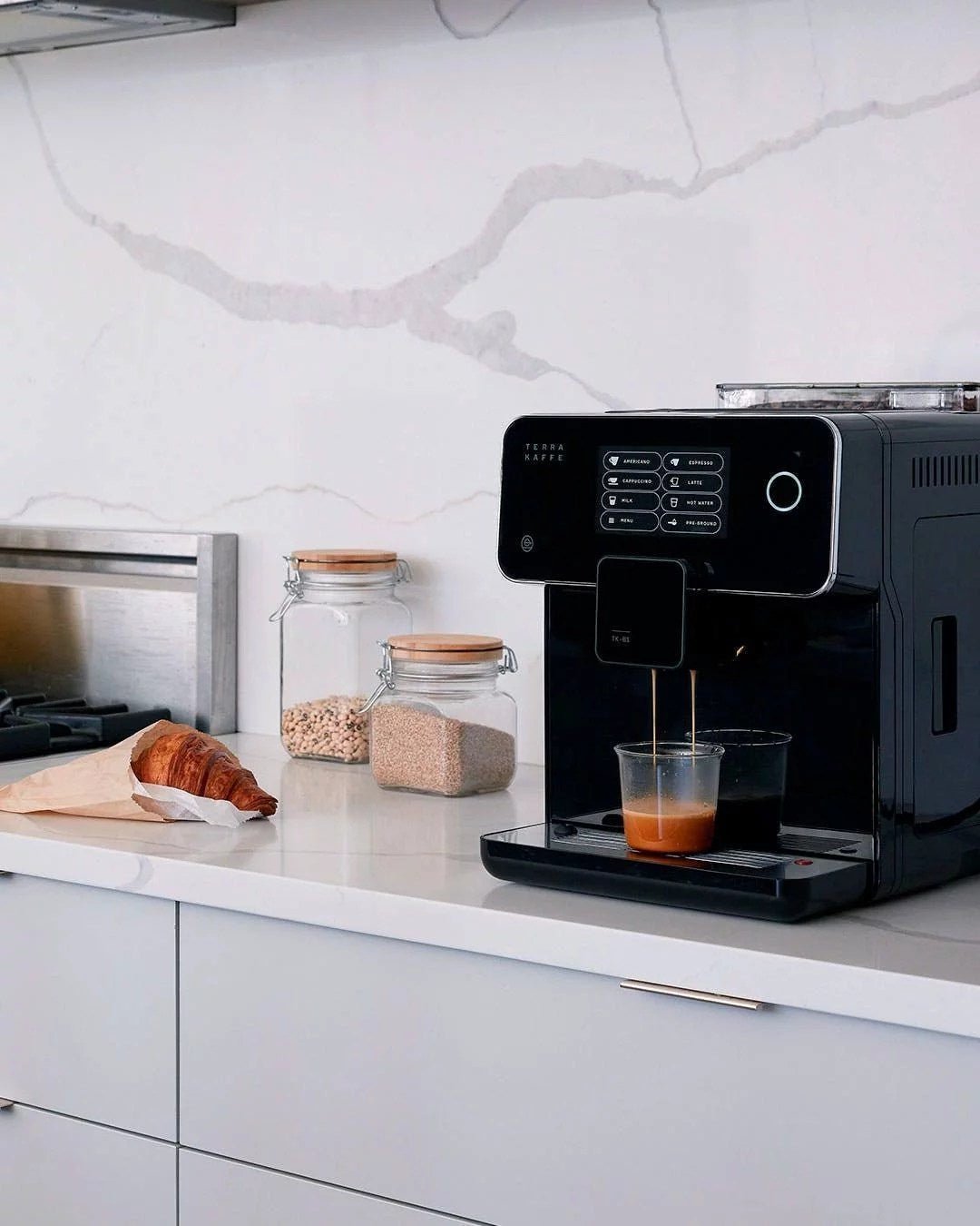 Terra Kaffe TK-01 Espresso Machine – Black