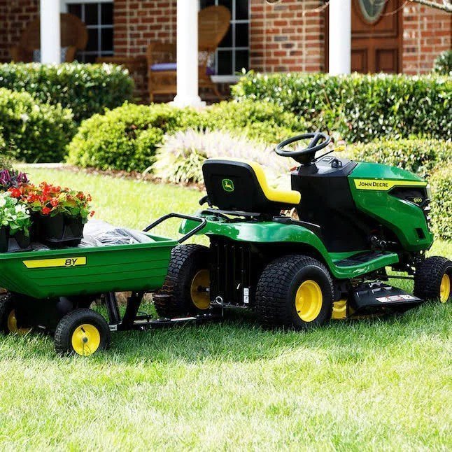John Deere S100 17.5 HP GAS 42 in. Hydrostatic Riding Lawn Tractor