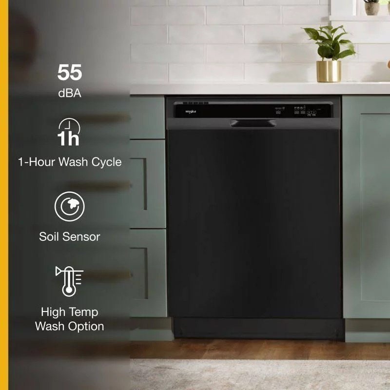Whirlpool WDF330PAHB Built-in Dishwasher – Black