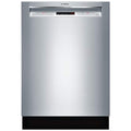 Bosch 300 Series 24 in. Stainless Steel Front Control Tall Tub Dishwasher with Stainless Steel Tub and 3rd Rack, 44dBA
