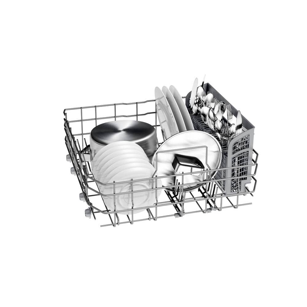 Bosch 500 Series 24 in. Stainless Steel Top Control Tall Tub Pocket Handle Dishwasher with Stainless Steel Tub, AutoAir, 44dBA
