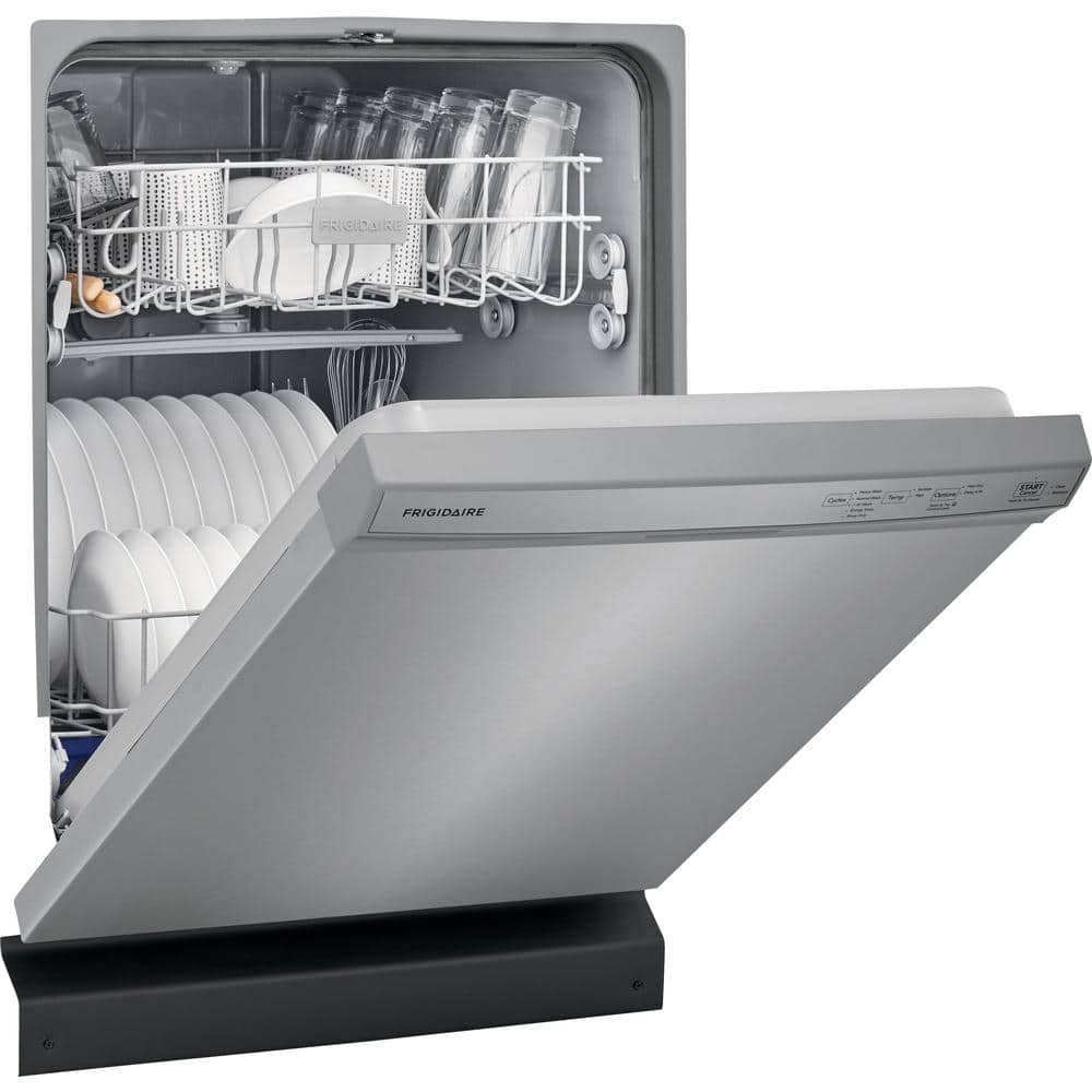 Frigidaire 24 in. Stainless Steel Front Control Built-In Tall Tub Dishwasher, 55 dBA