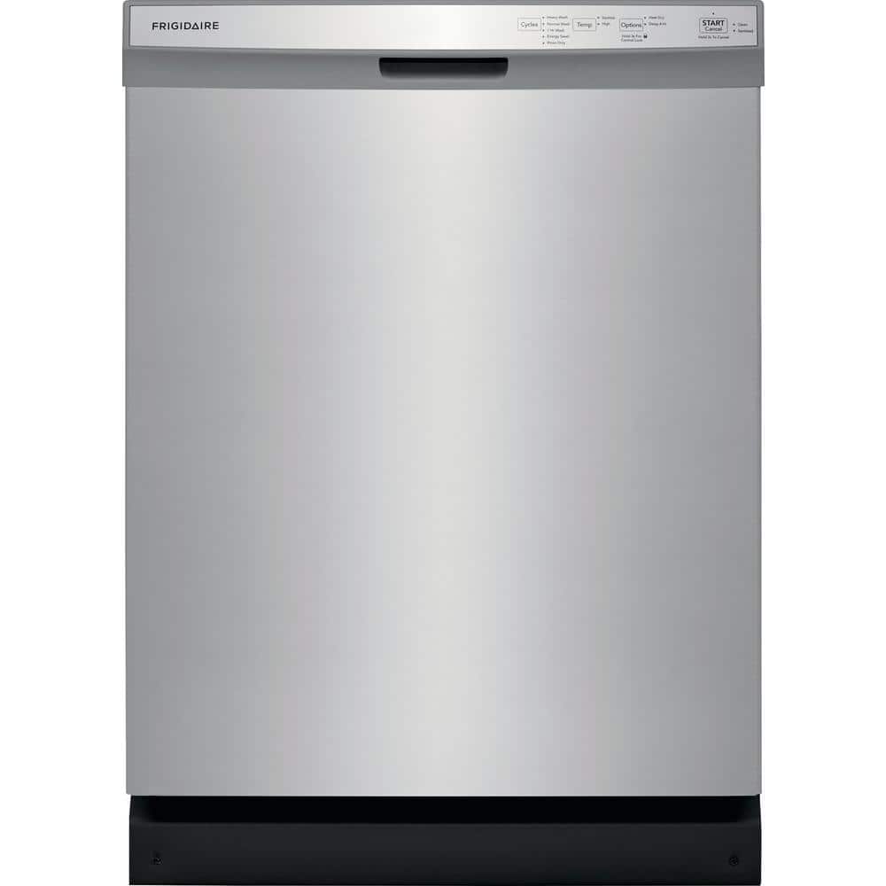 Frigidaire 24 in. Stainless Steel Front Control Built-In Tall Tub Dishwasher, 55 dBA