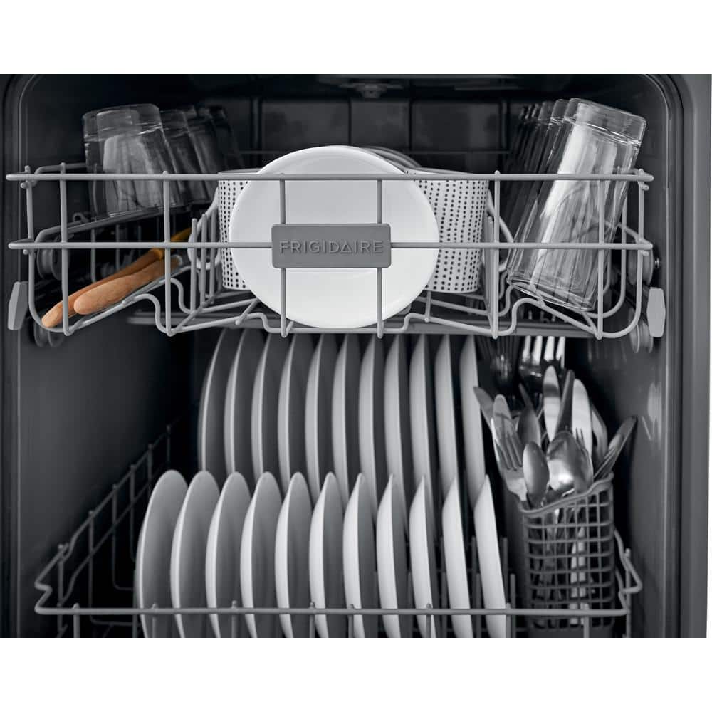 Frigidaire 24 in. Stainless Steel Front Control Built-In Tall Tub Dishwasher, 55 dBA