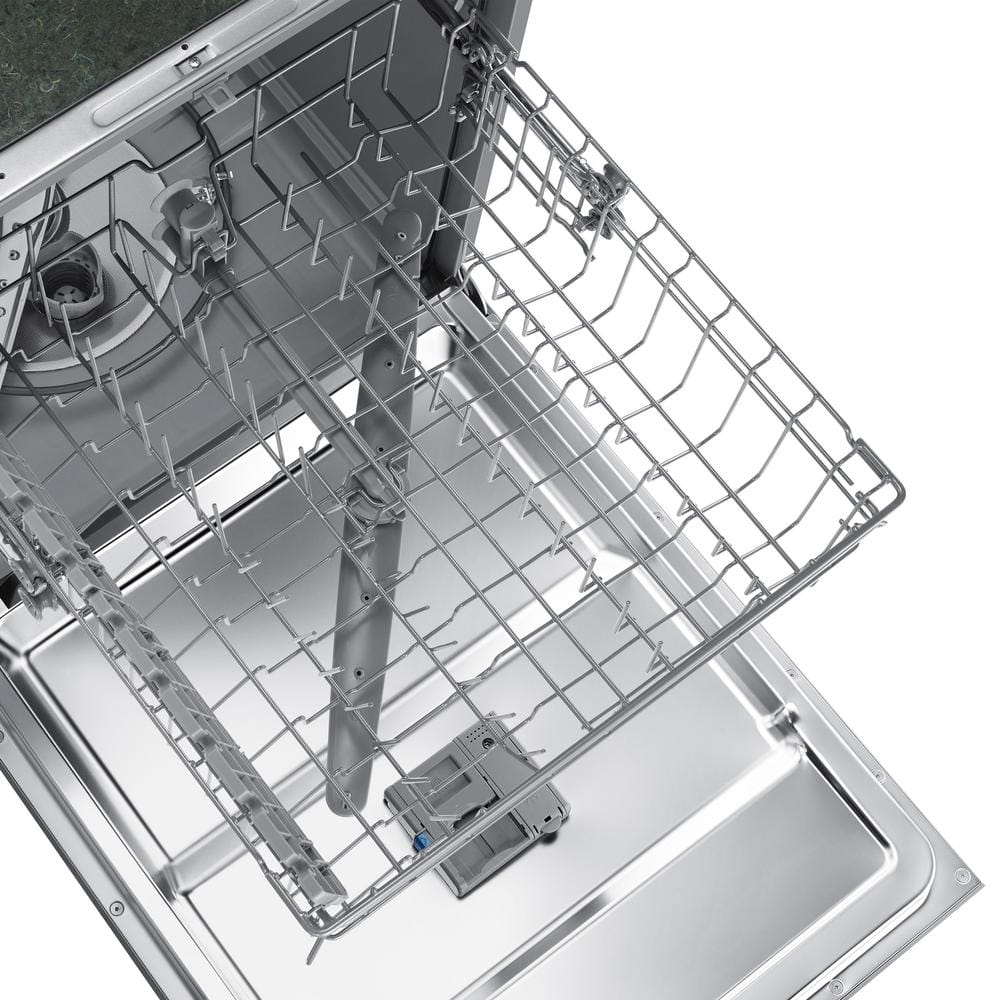 Samsung 24 in. Top Control Tall Tub Dishwasher in Stainless Steel with Stainless Steel Interior Door, 55 dBA